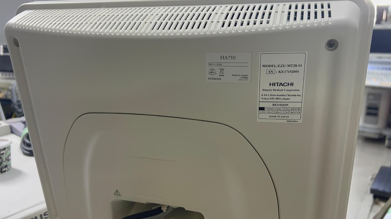 Hitachi Hi Vision preirus ultrasound convex and linear probe