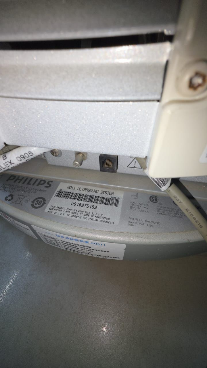 Hd11xe ultrasound With adult cardiac pediatric cardiac  and linear probes