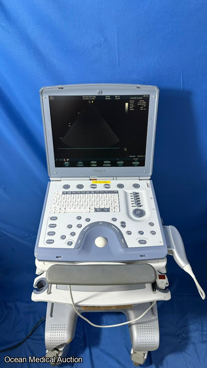 GE Vivid i Portable Ultrasound System (2007) with 3S-RS Cardiac Probe