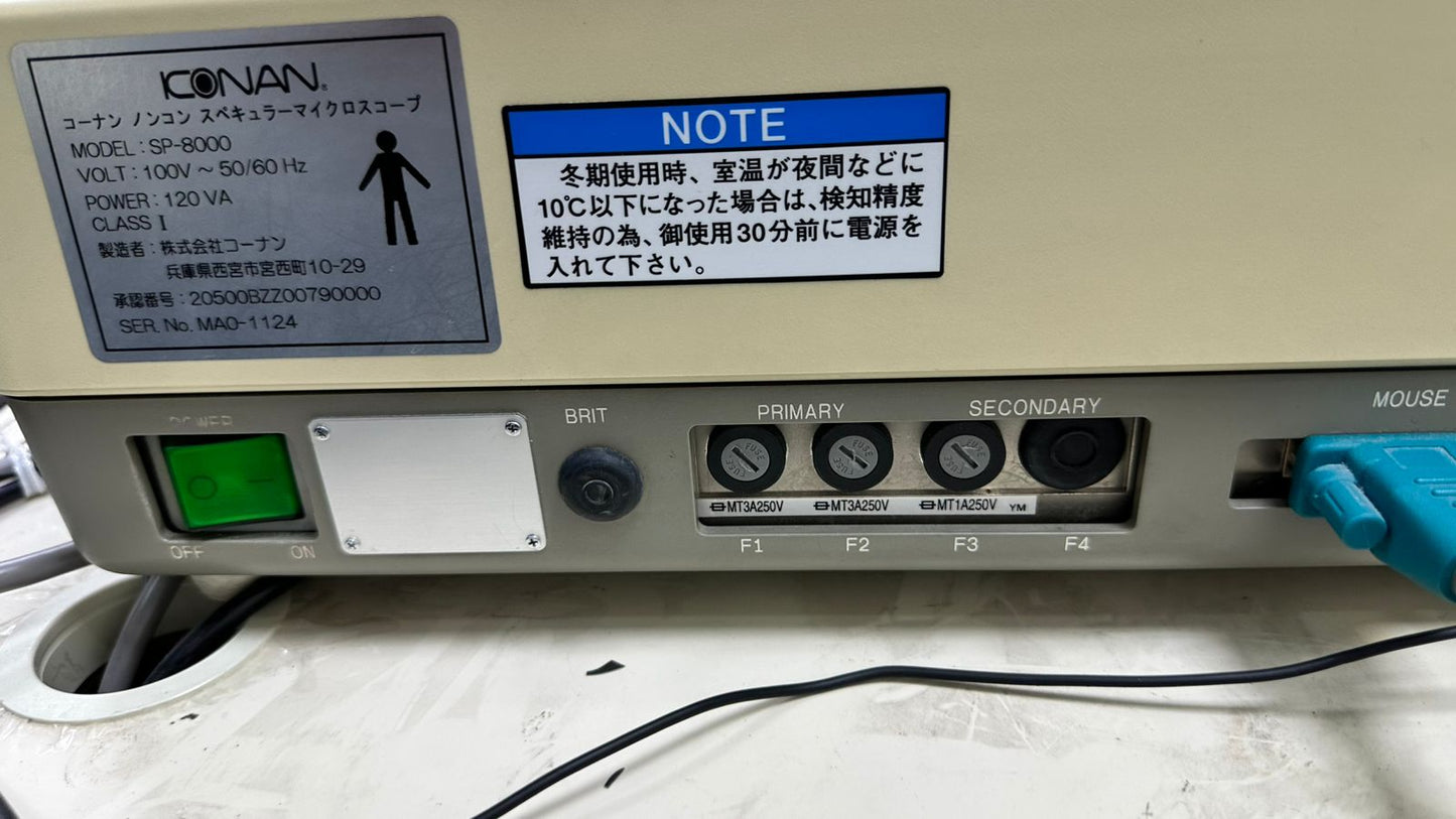 KONAN NONCON ROBO-CA Specular Microscope.