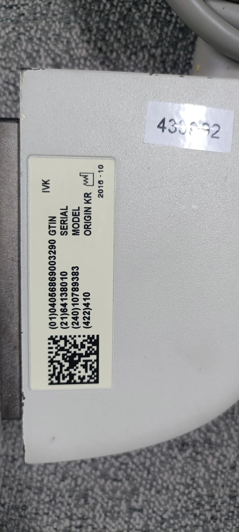 Siemens TVS PROBE SN. (21)64138010 CHECKED DXB IS (MW)