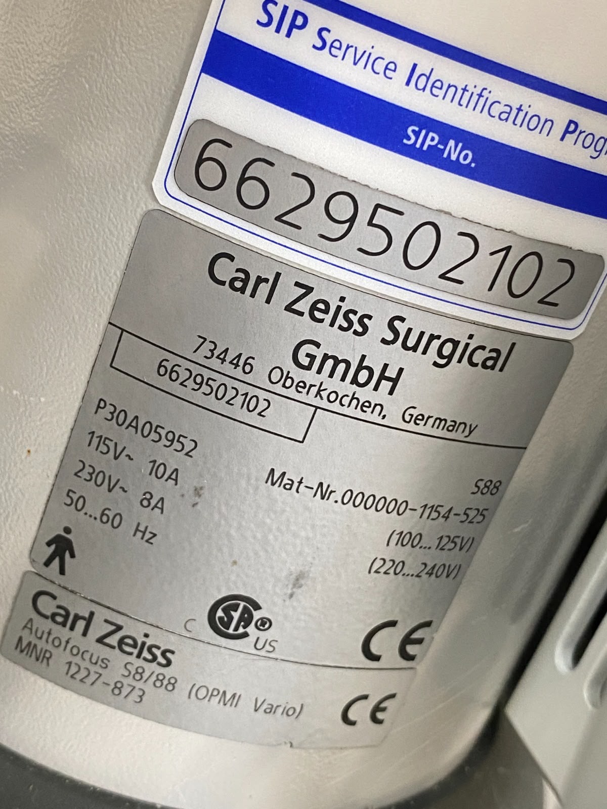 Zeiss OPMI Vario Microscope
