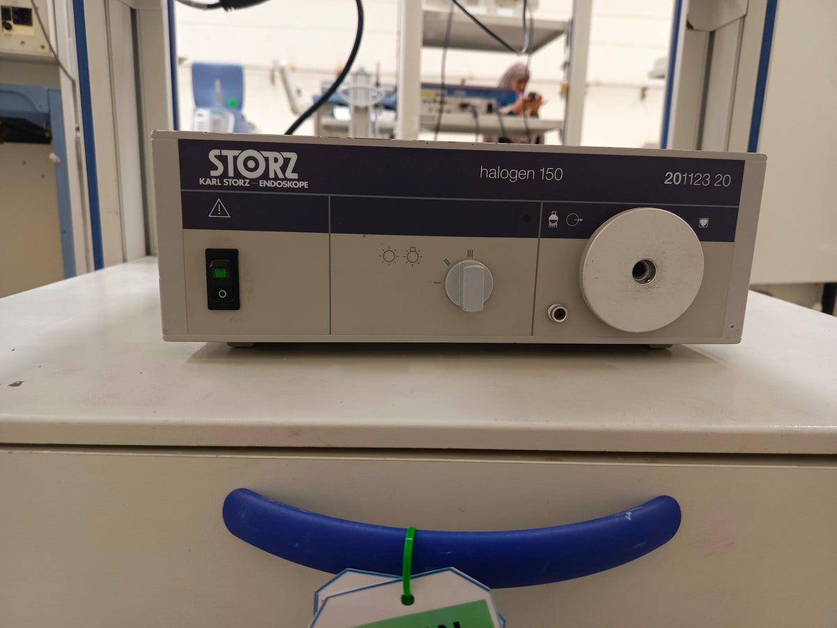 Karl Storz system with xenon 300 light source, telecam SL pal 202120 processor, SCB 26432020 thermoflator and AIDS control NEO 20046120 camera control