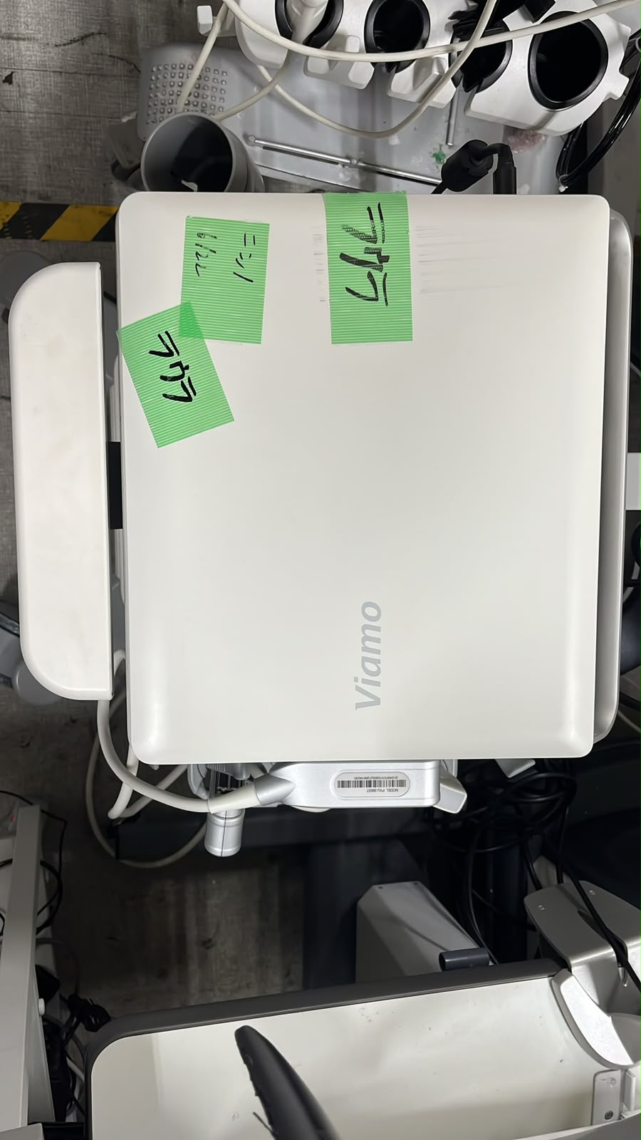 Vinno c100 portable ultrasound with convex and linear docking station