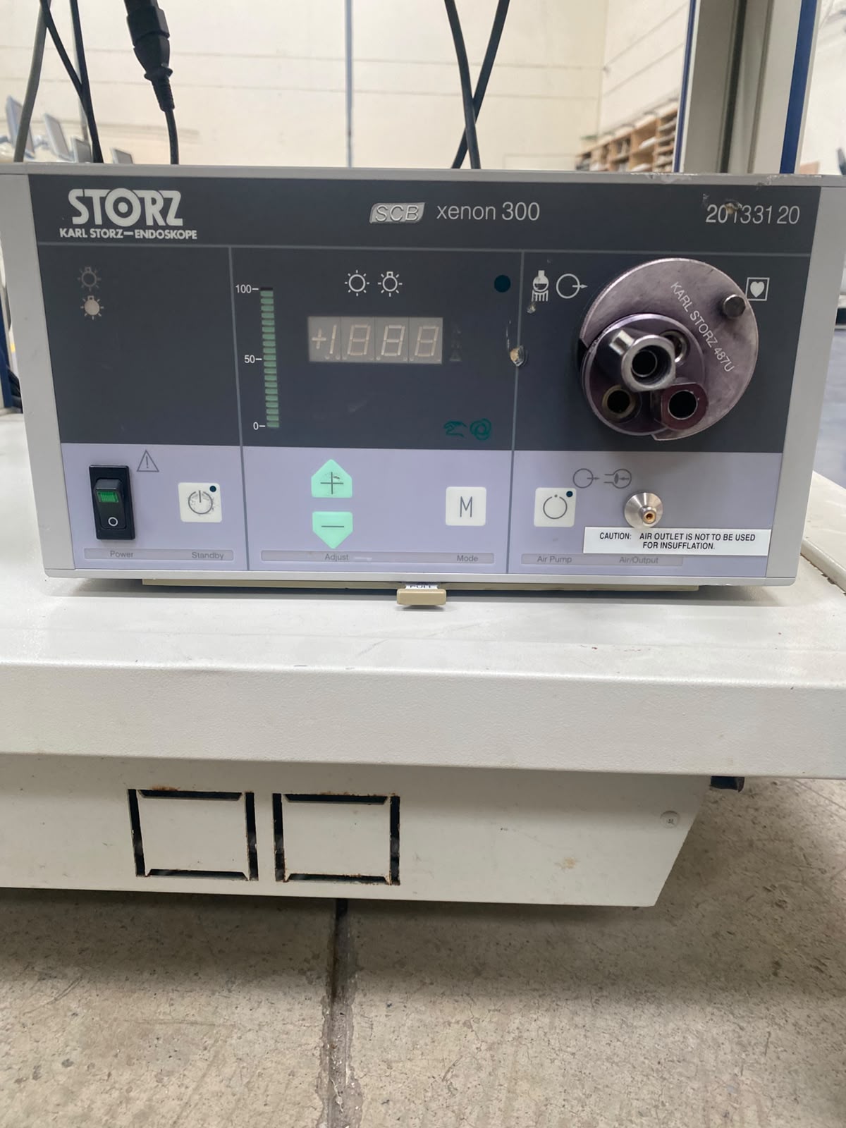 Karl storz image 1 hub system with SCB 22201020 processor, electronic endoflator SCB 26430520 and Xenon 300 light source