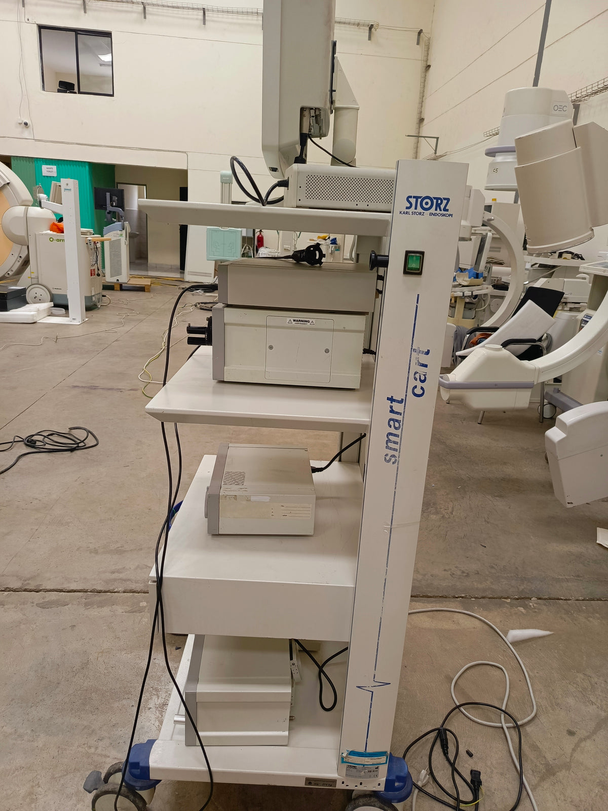 Karl Storz system with xenon 300 light source, telecam SL pal 202120 processor, SCB 26432020 thermoflator and AIDS control NEO 20046120 camera control