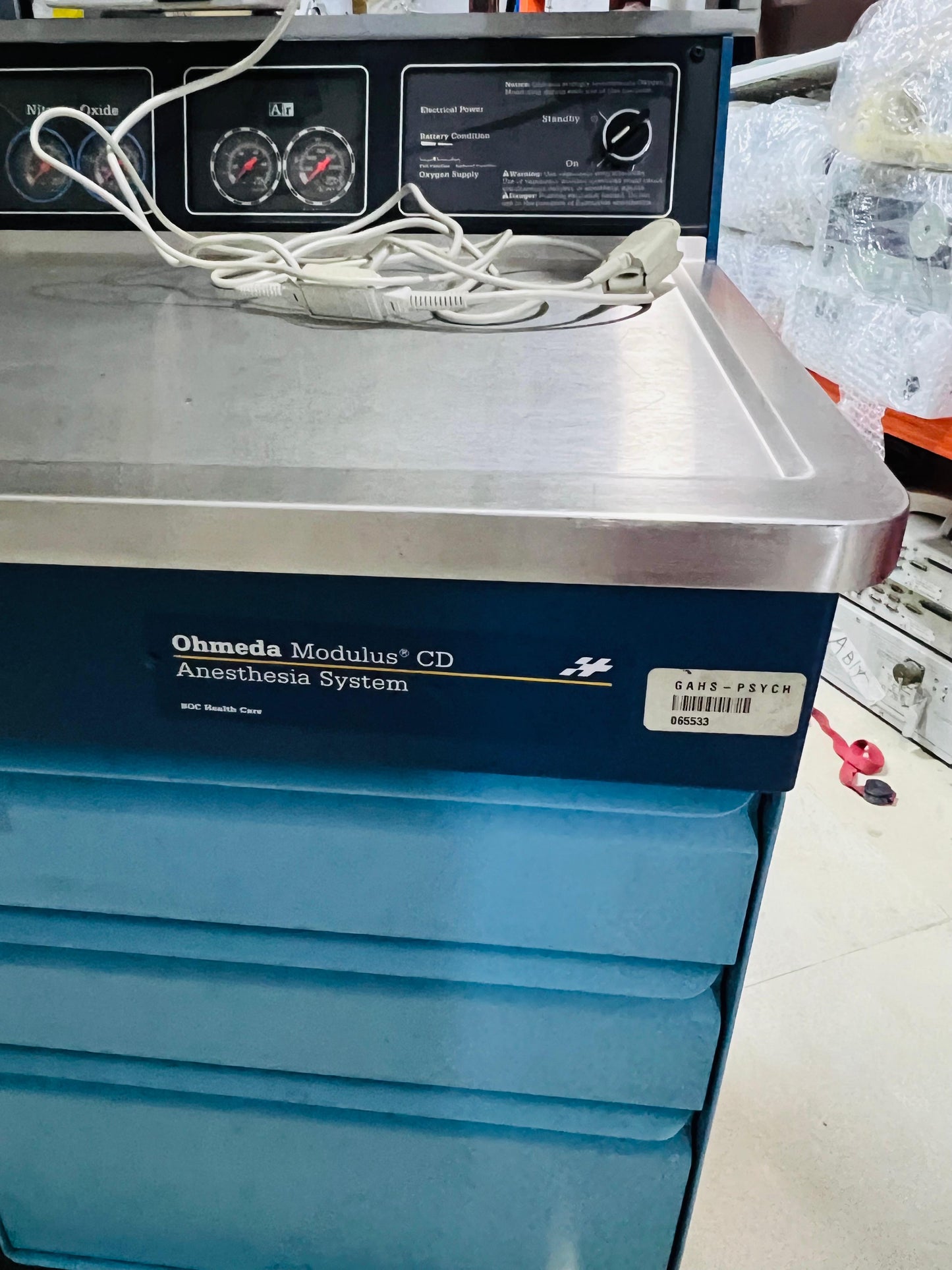 Ohmeda modulus CD anesthesia system