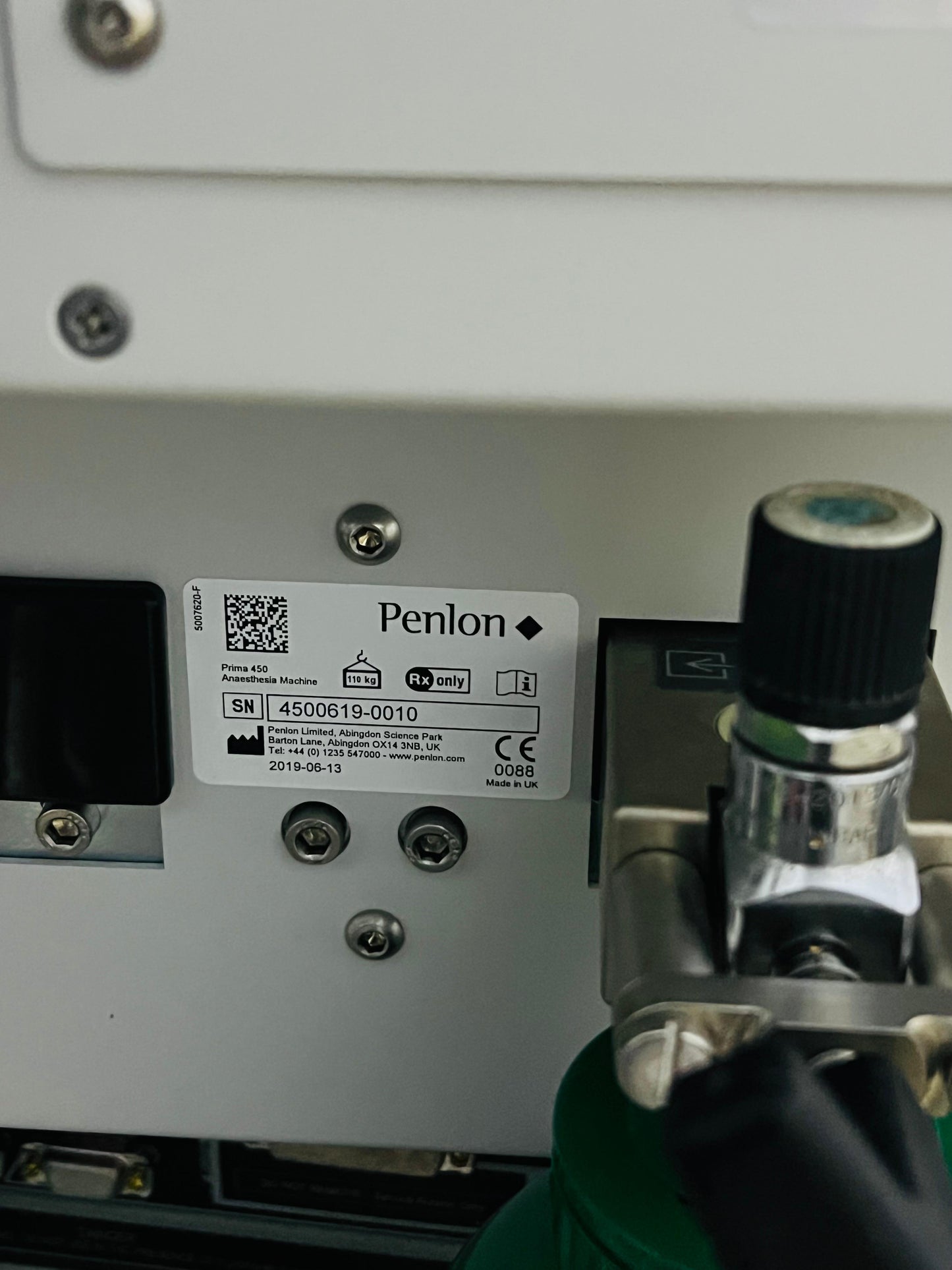 Penlon prima 450 Anesthesia system