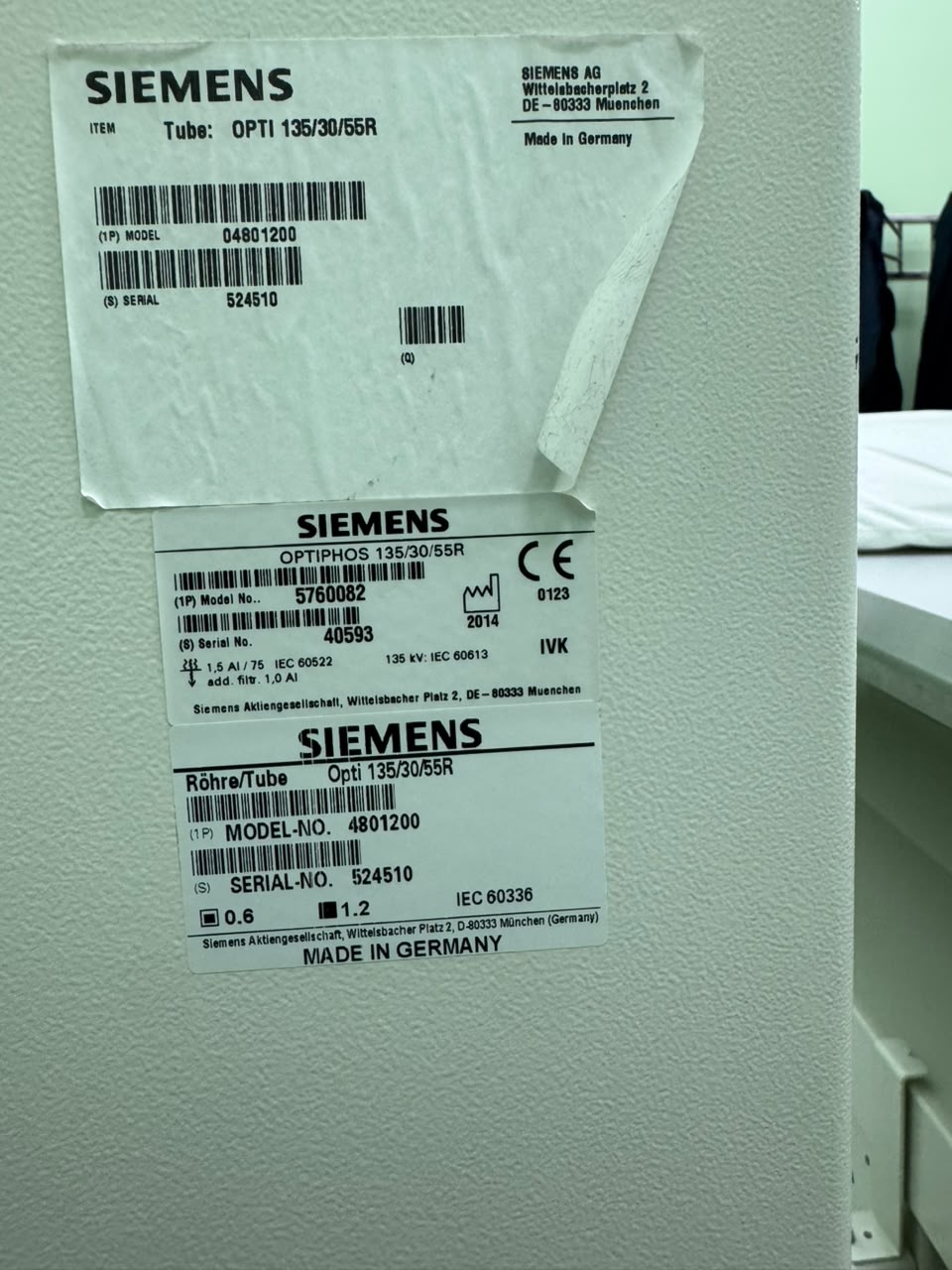 Siemens multix swing Xray system with Agfa CR 30-X