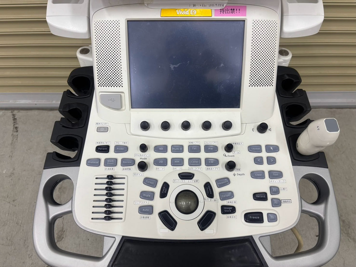 GE vivid E9 ultrasound machine
